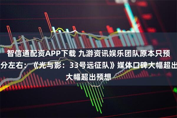 智信通配资APP下载 九游资讯娱乐团队原本只预期80分左右:《光与影:33号远征队》媒体口碑大幅超出预想